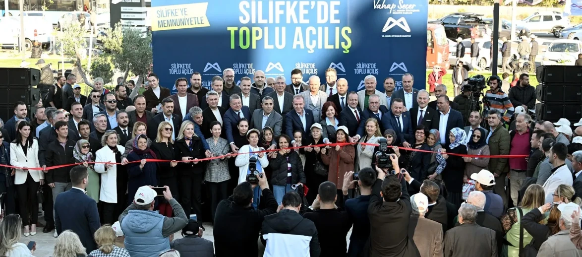Silifke'de 3 büyük projenin toplu açılış töreni yapıldı