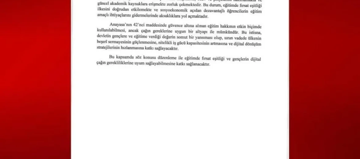 MHP’li Özdemir üniversiteliler için elektronik cihazlarda ÖTV muafiyeti teklifi sundu