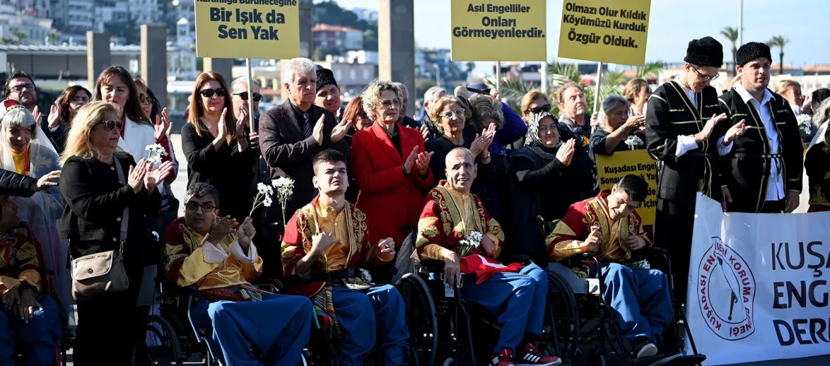 Kuşadası'nda 3 Aralık Dünya Engelliler Günü çeşitli etkinliklerle kutlandı