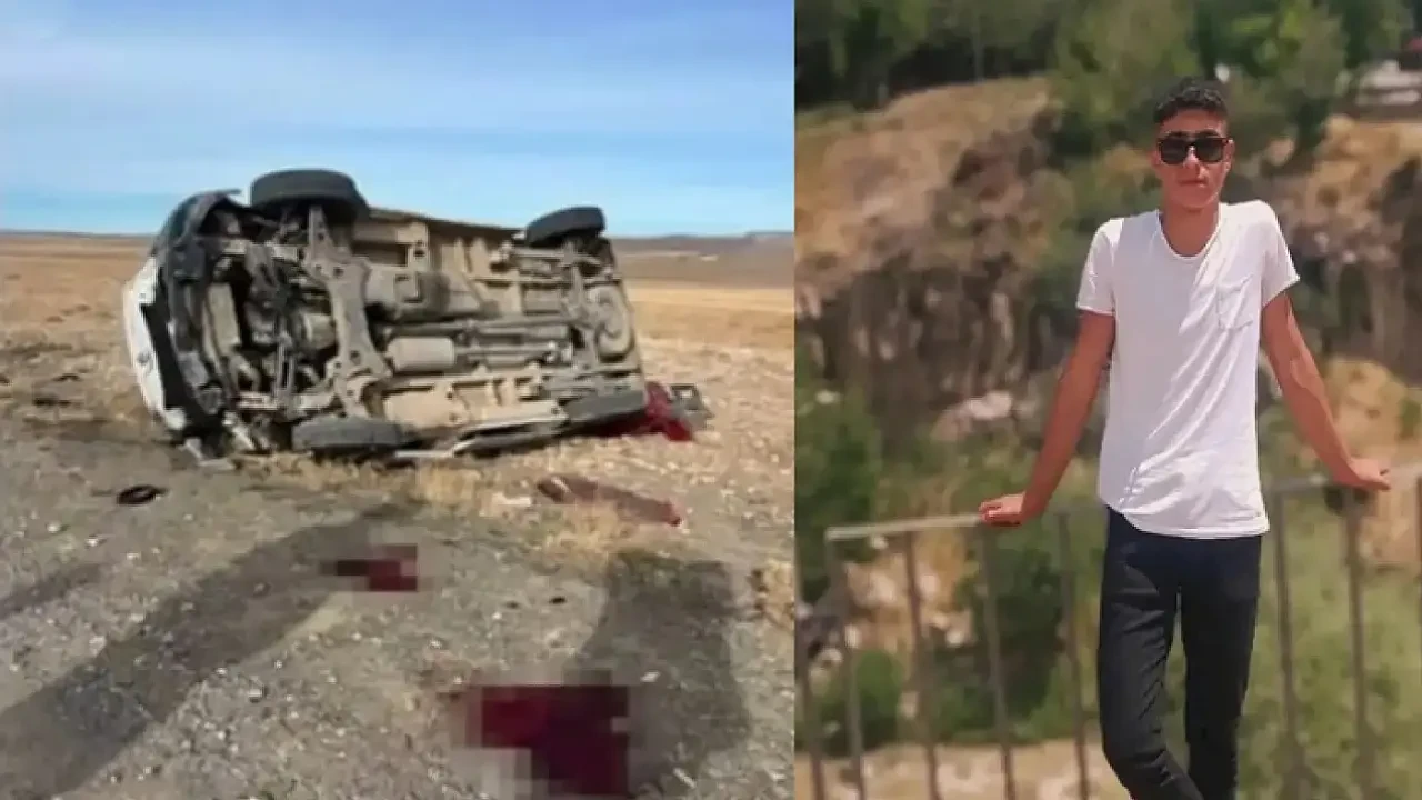 Van Saray'da Kaza! Minibüs Takla Attı 1 Ölü, 4 Yaralı 2