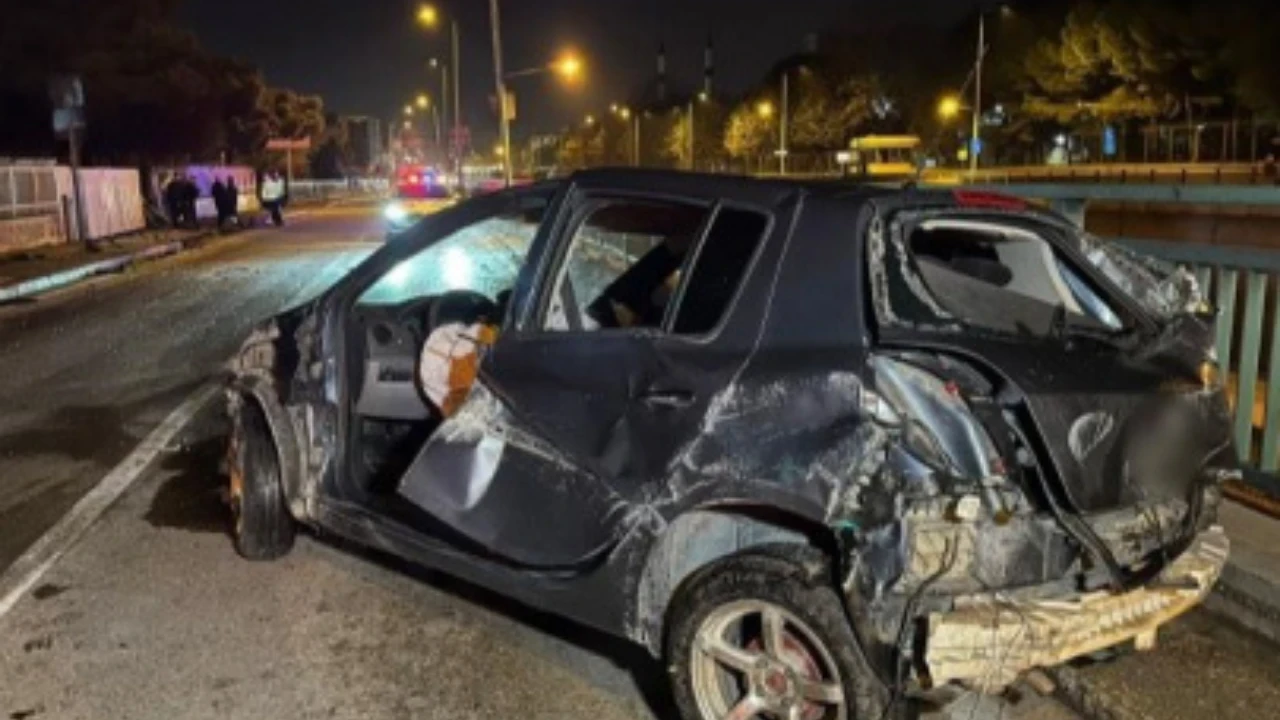 Bursa'da Gizli Buzlanma Sebebiyle Trafik Kazası