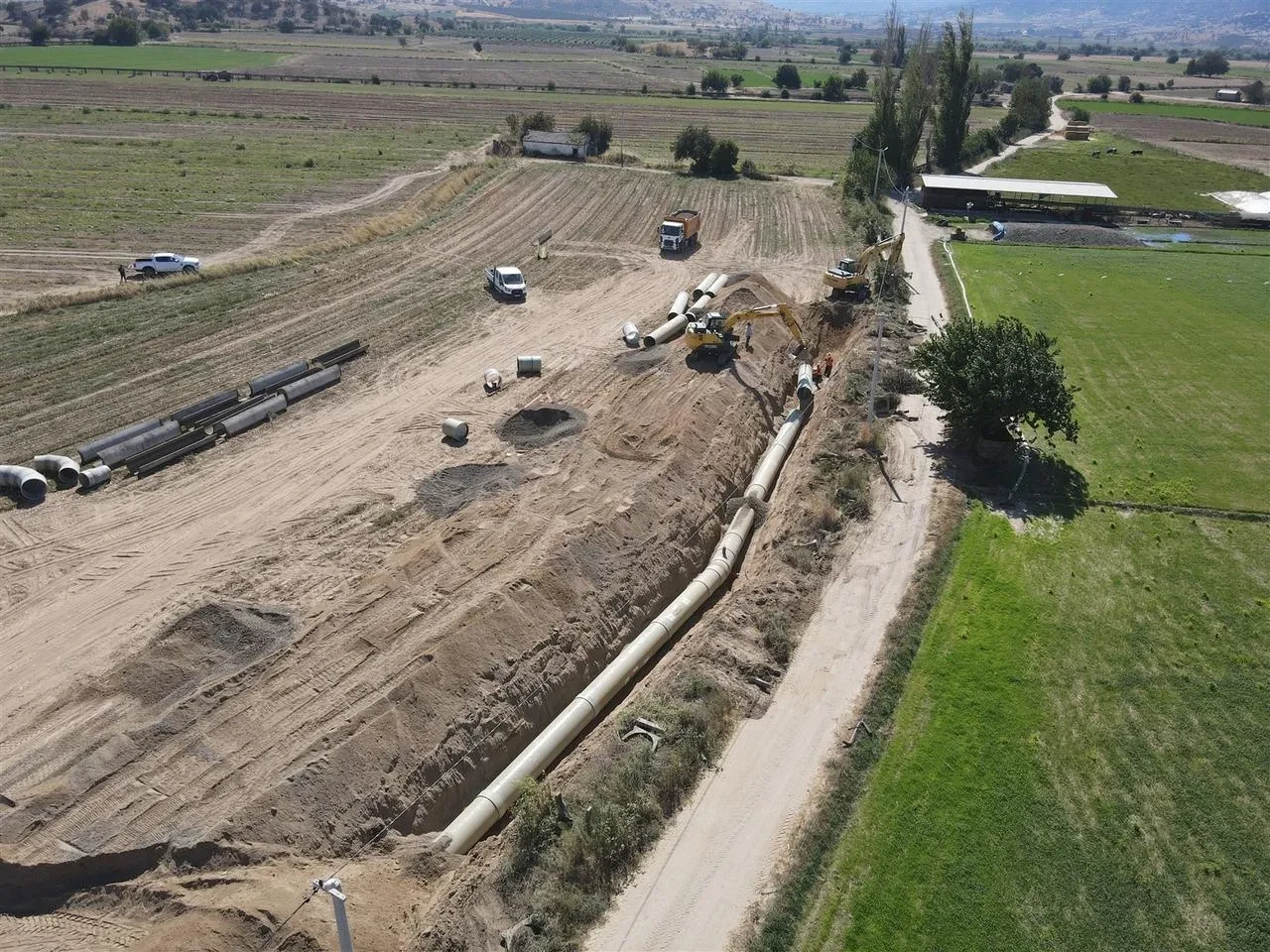 Çine'de modern sulama sistemiyle 38 bin dekar arazi verimlenecek