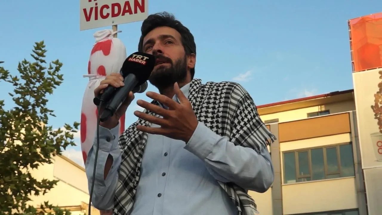 Balıkesir’de yüzlerce kişi Filistin’e destek için yürüdü