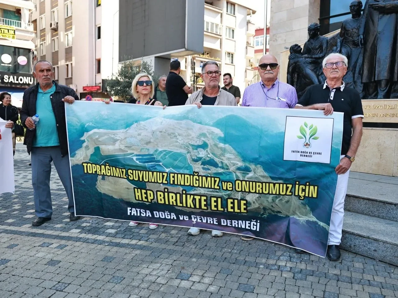 Giresun'da vahşi madencilik faaliyetlerine karşı eylem düzenlendi