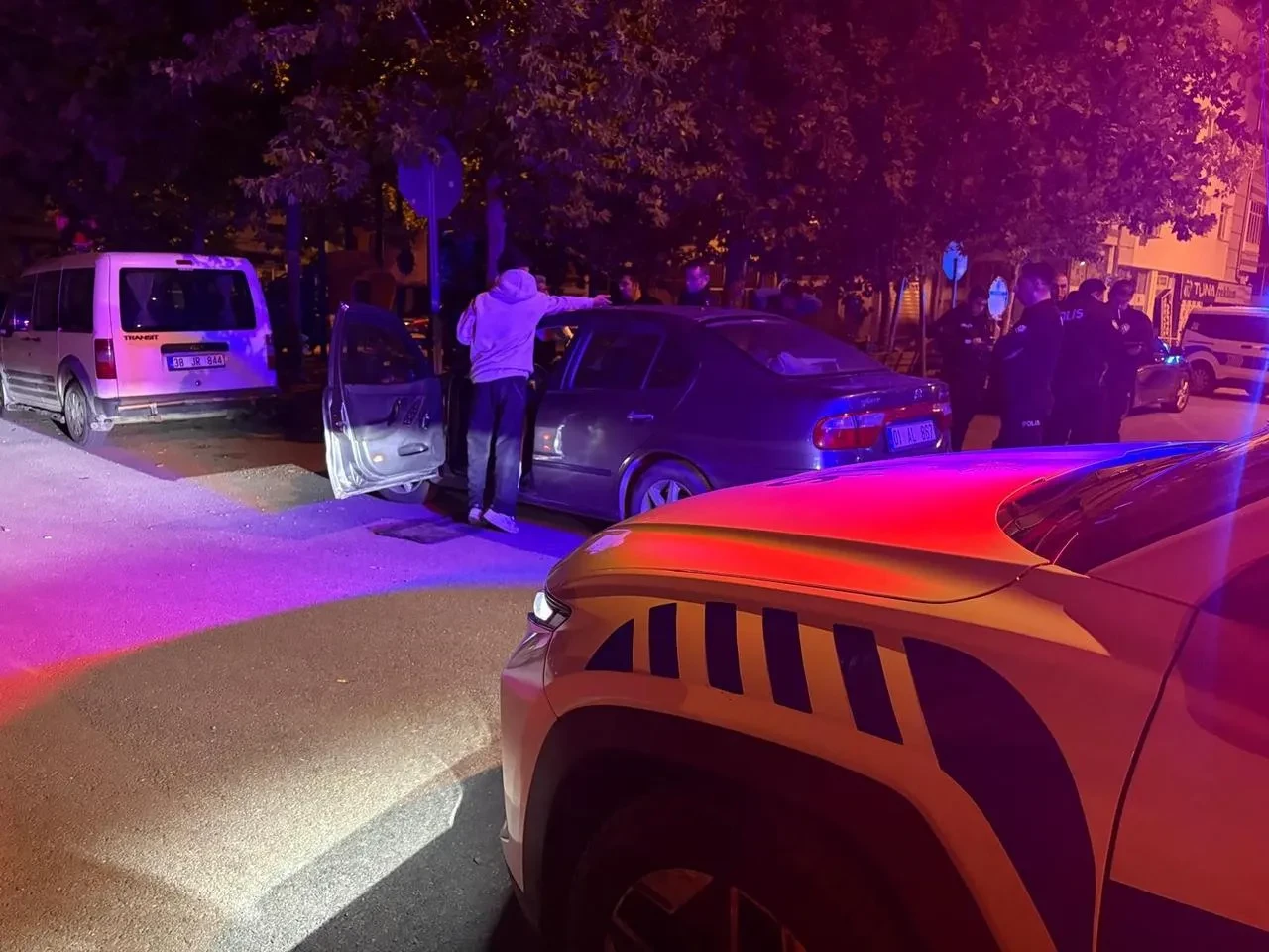 Kayseri'de ehliyetsiz sürücü trafik kurallarını ihlal ederek ceza aldı