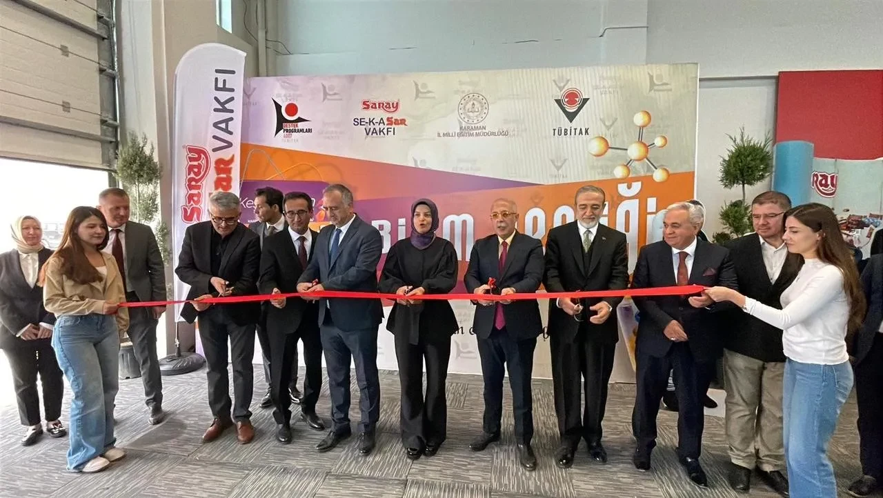 Karaman'da TÜBİTAK 4007 Bilim Şenliği yoğun ilgiyle başladı