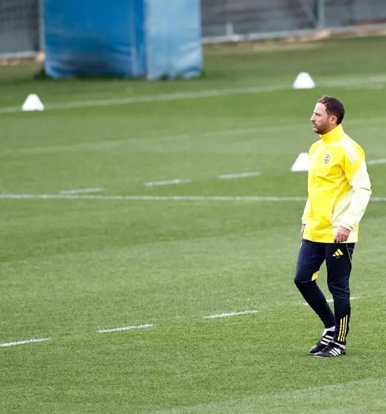 Fenerbahçe Fatih Karagümrük maçı için salonda ve sahada antrenman yaptı