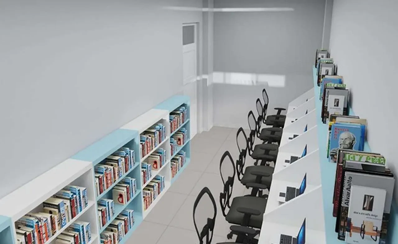 Aksu Uçak Okulu öğrencilerine modern kütüphane ve etüt odası kazandırıyor