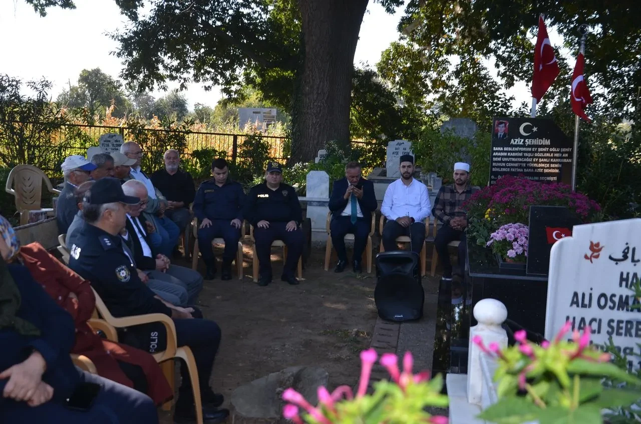 Şehit polis Salih Ersin Bafra'da dualarla anıldı