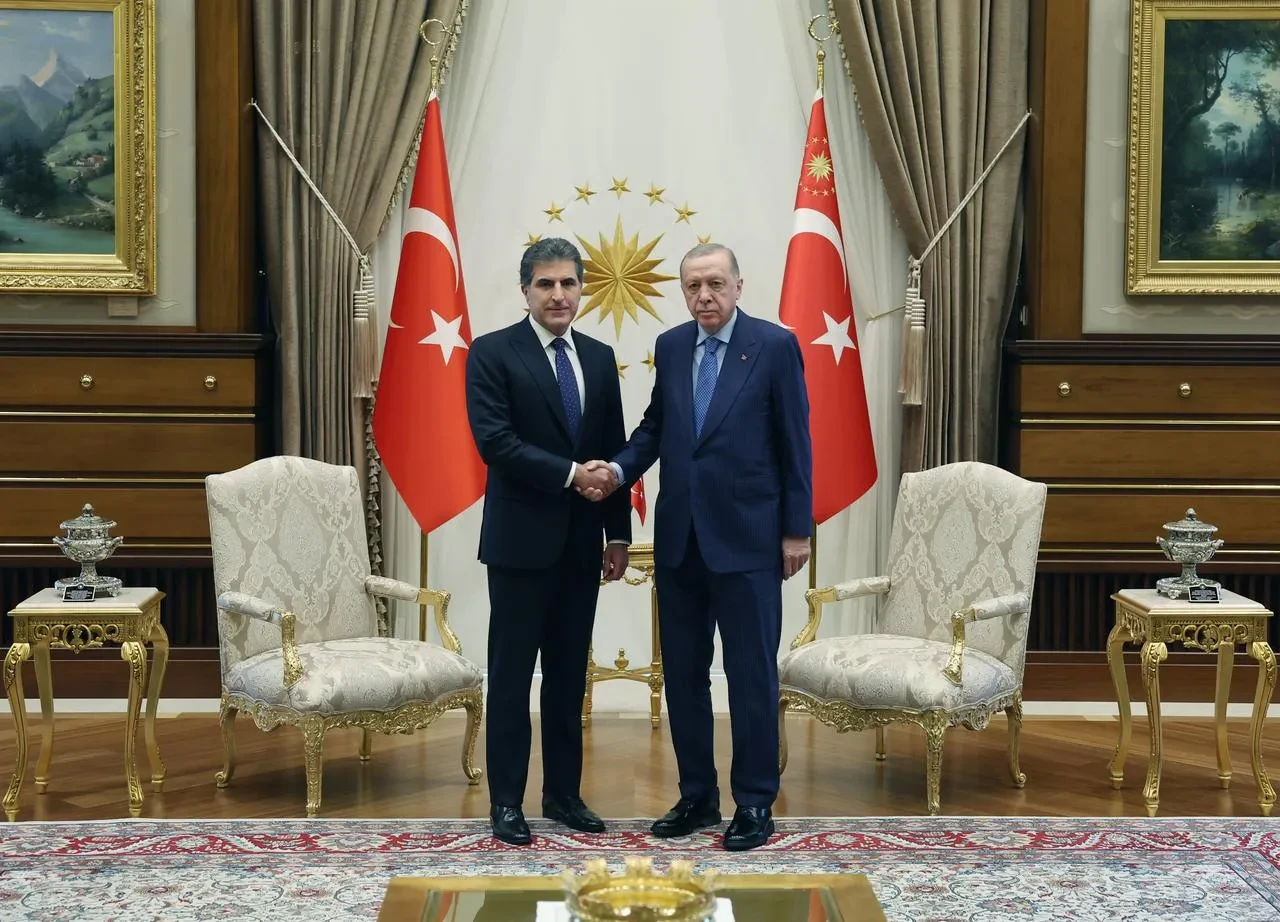 Cumhurbaşkanı Erdoğan Irak Kürt Bölgesel Yönetimi Başkanı Barzani ile görüştü