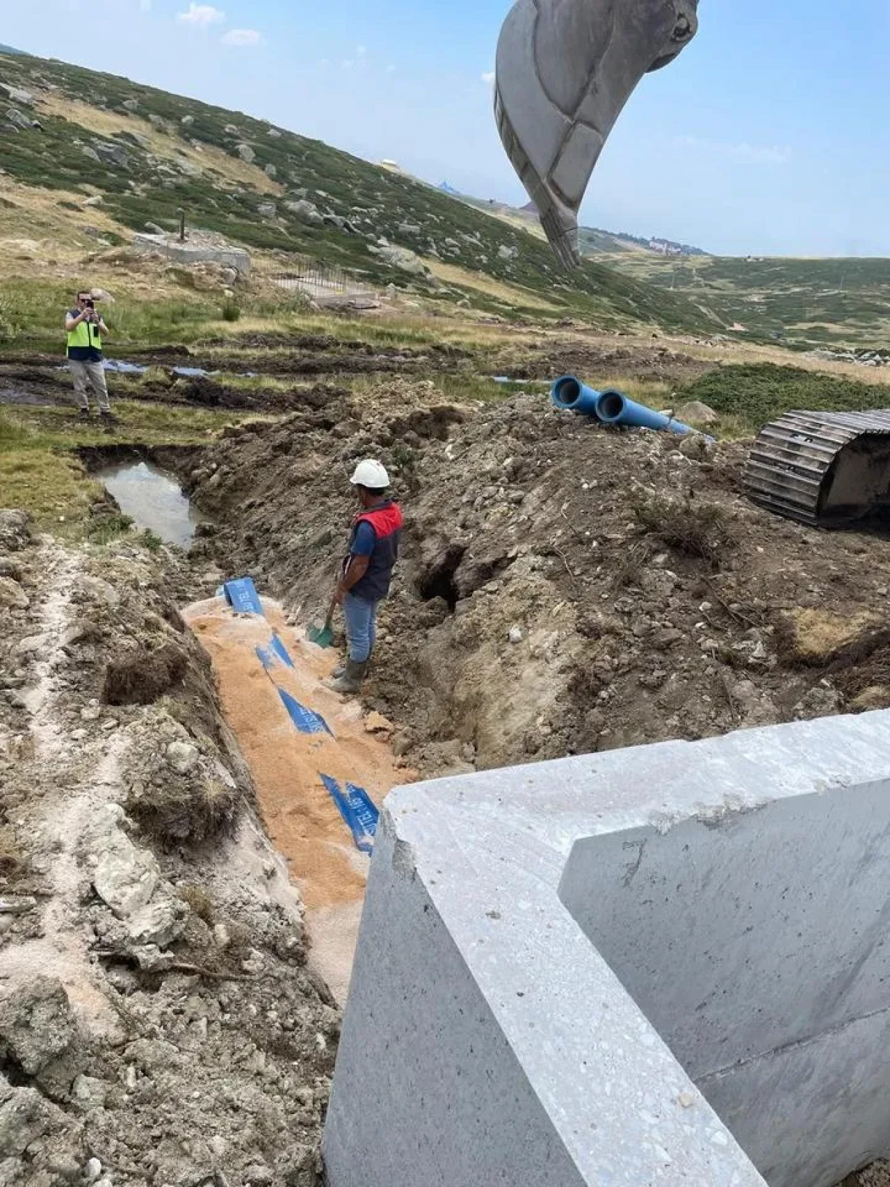 Bursa Büyükşehir Belediyesi Uludağ’ın su hattını yeniledi