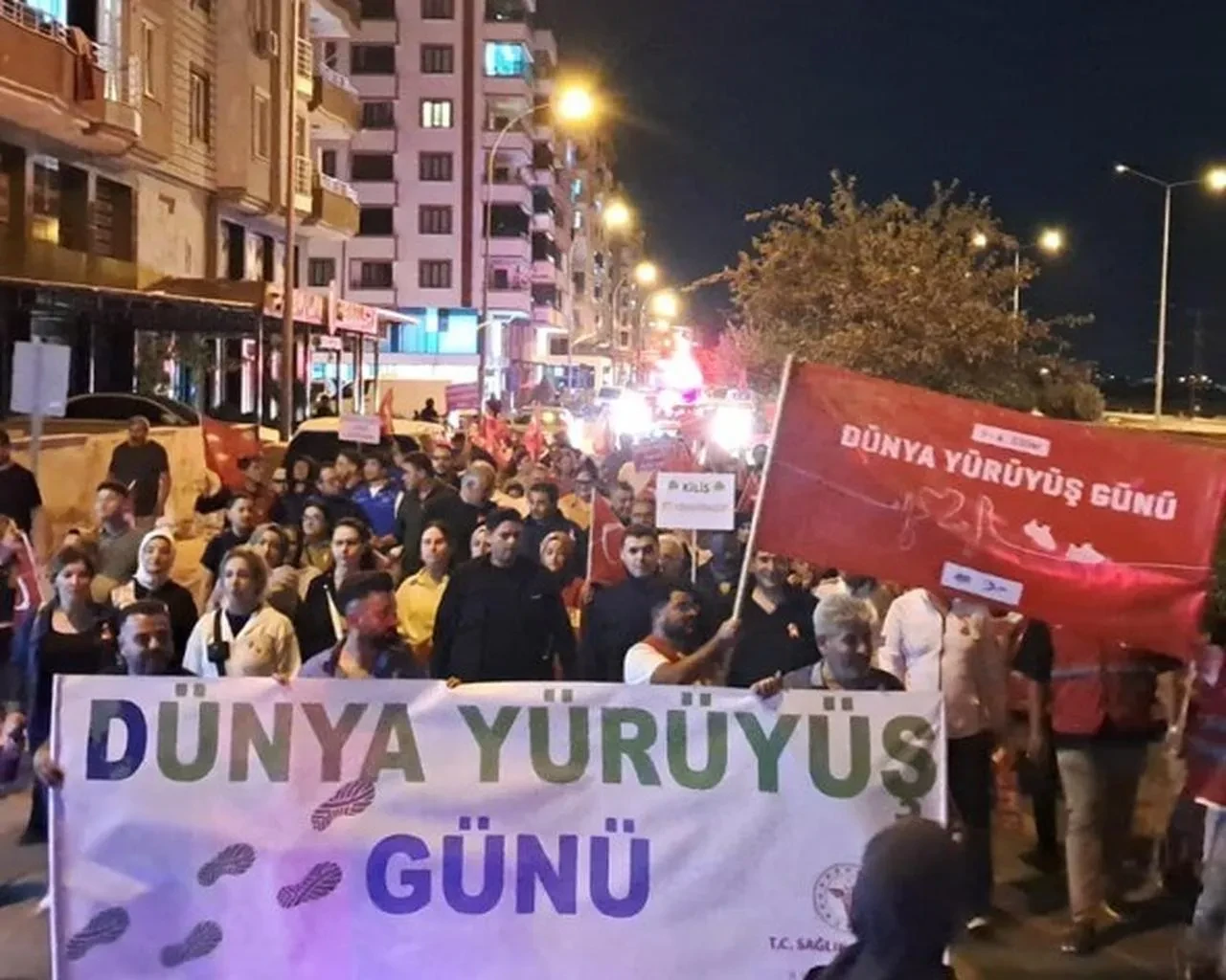 Kilis'te aileler sağlıklı yaşam için el ele yürüdü