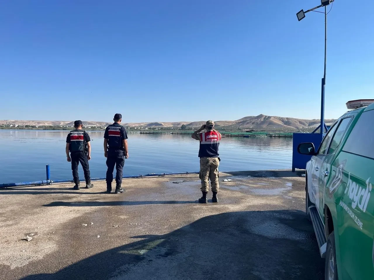 Gaziantep Jandarması Karkamış'ta avlak denetimi yaptı