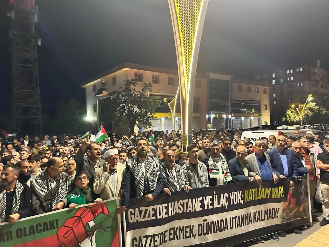 Bingöl’de İsrail’in Sumud Filosu’na müdahalesi protesto edildi