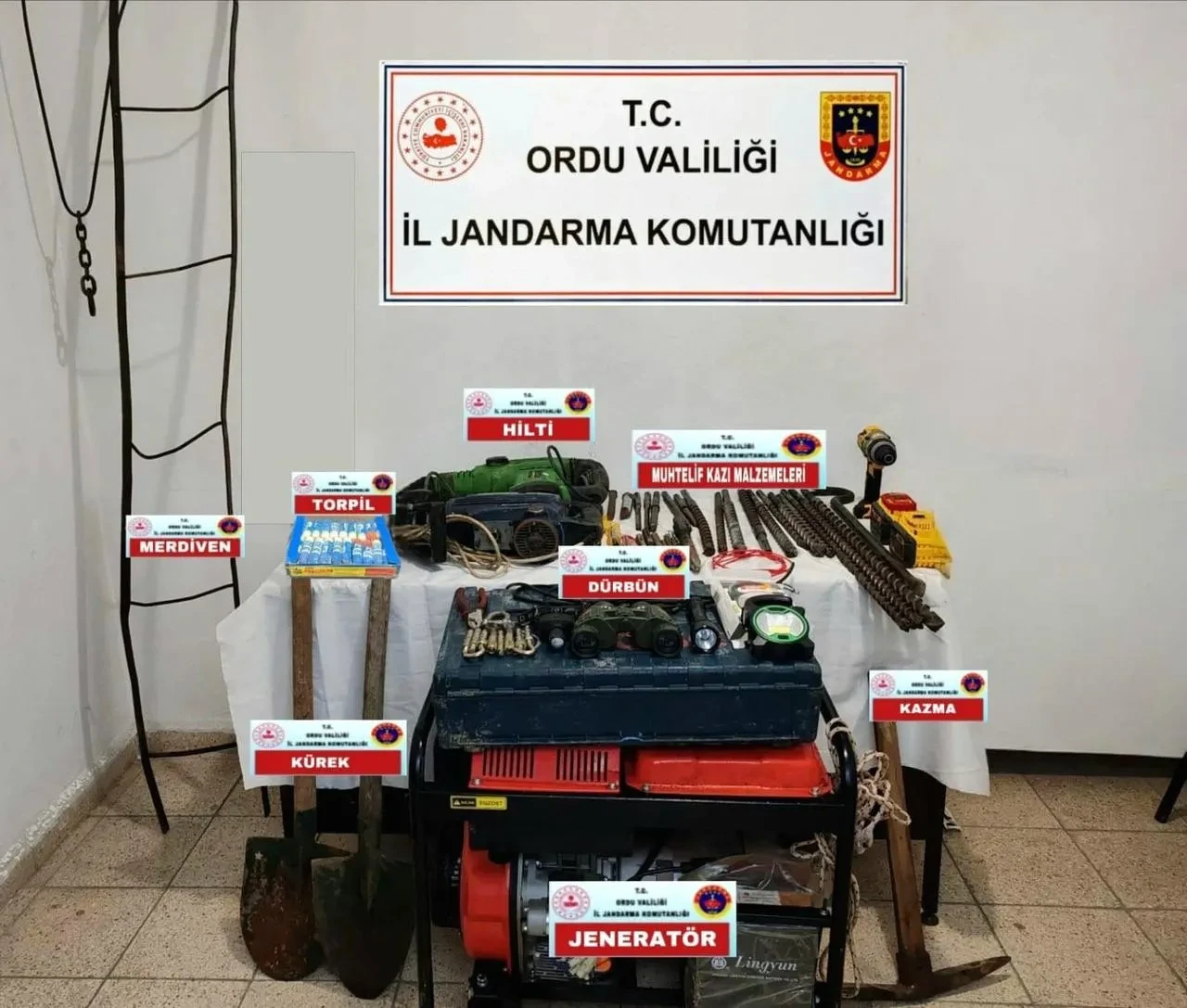 Ordu'da 37 şüpheli yakalanıp 10'u tutuklandı