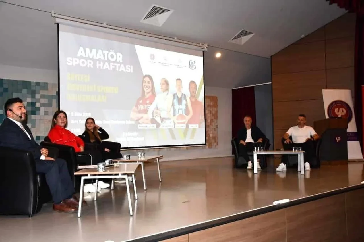 Zirvedeki sporcular Balıkesir'de öğrencilerle deneyimlerini paylaştı