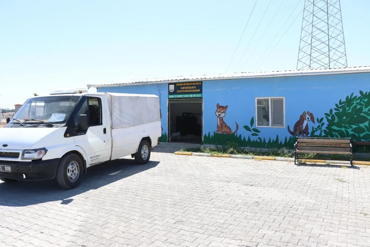 Şanlıurfa Büyükşehir Belediyesi organik atıkları hayvan mamasına dönüştürüyor