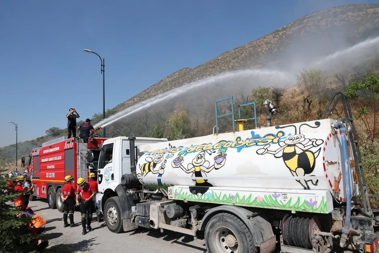 Talas Belediyesi Ali Dağı için alev kalkanı projesini hayata geçiriyor