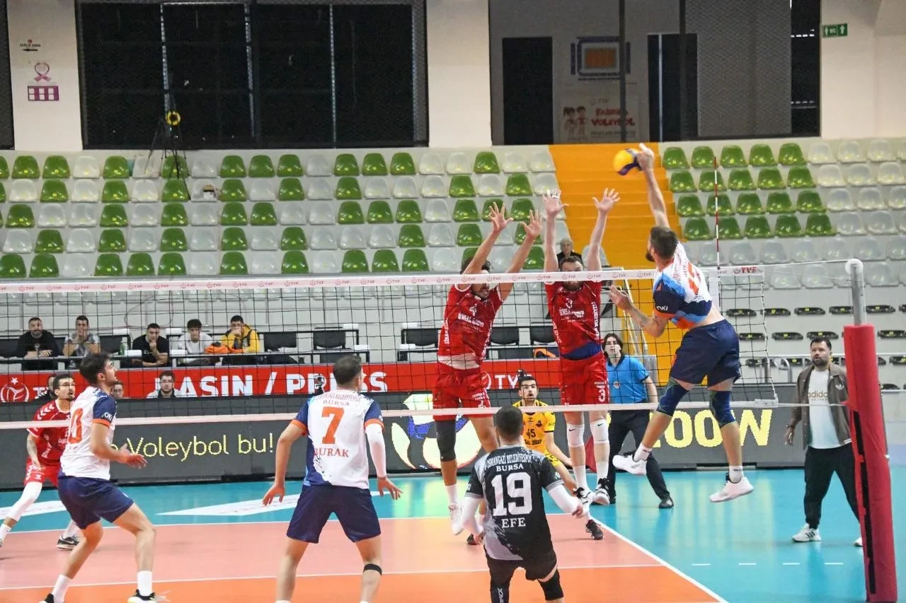 Osmangazi Belediyespor Ünsal Group Şiran'ı 3-1 mağlup etti