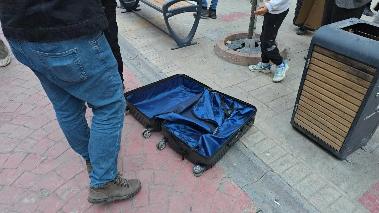 Karabük'te çöp kutusu yanındaki valiz paniğe neden oldu
