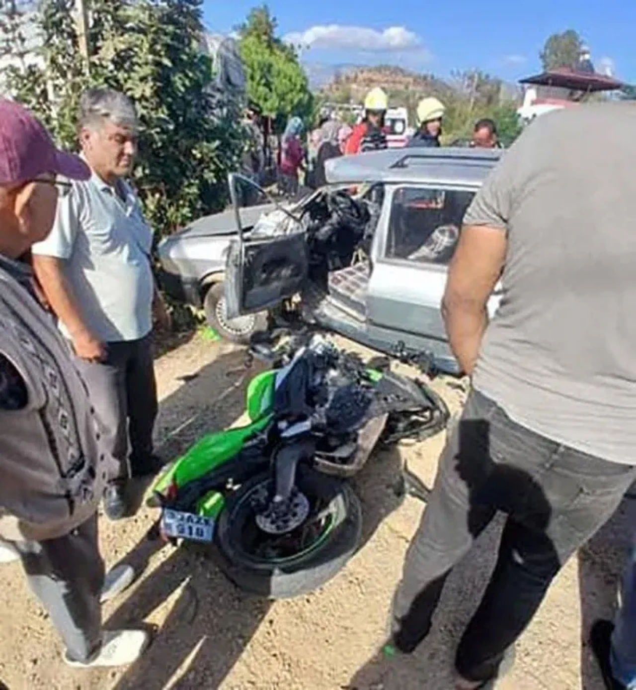 Mersin Anamur’da otomobil ile motosiklet çarpışmasında iki kişi hayatını kaybetti