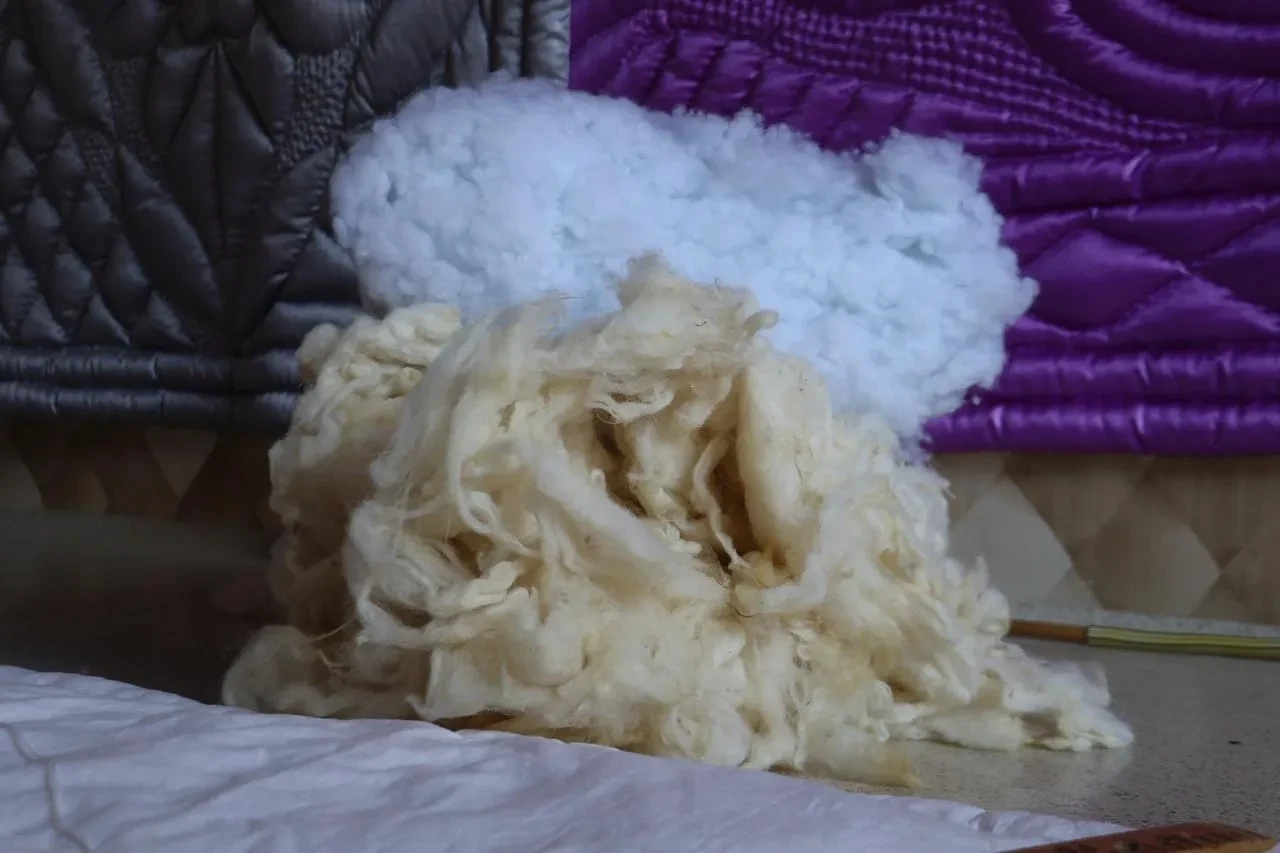 Sivas'ta yün yorganlara talep havaların soğumasıyla arttı