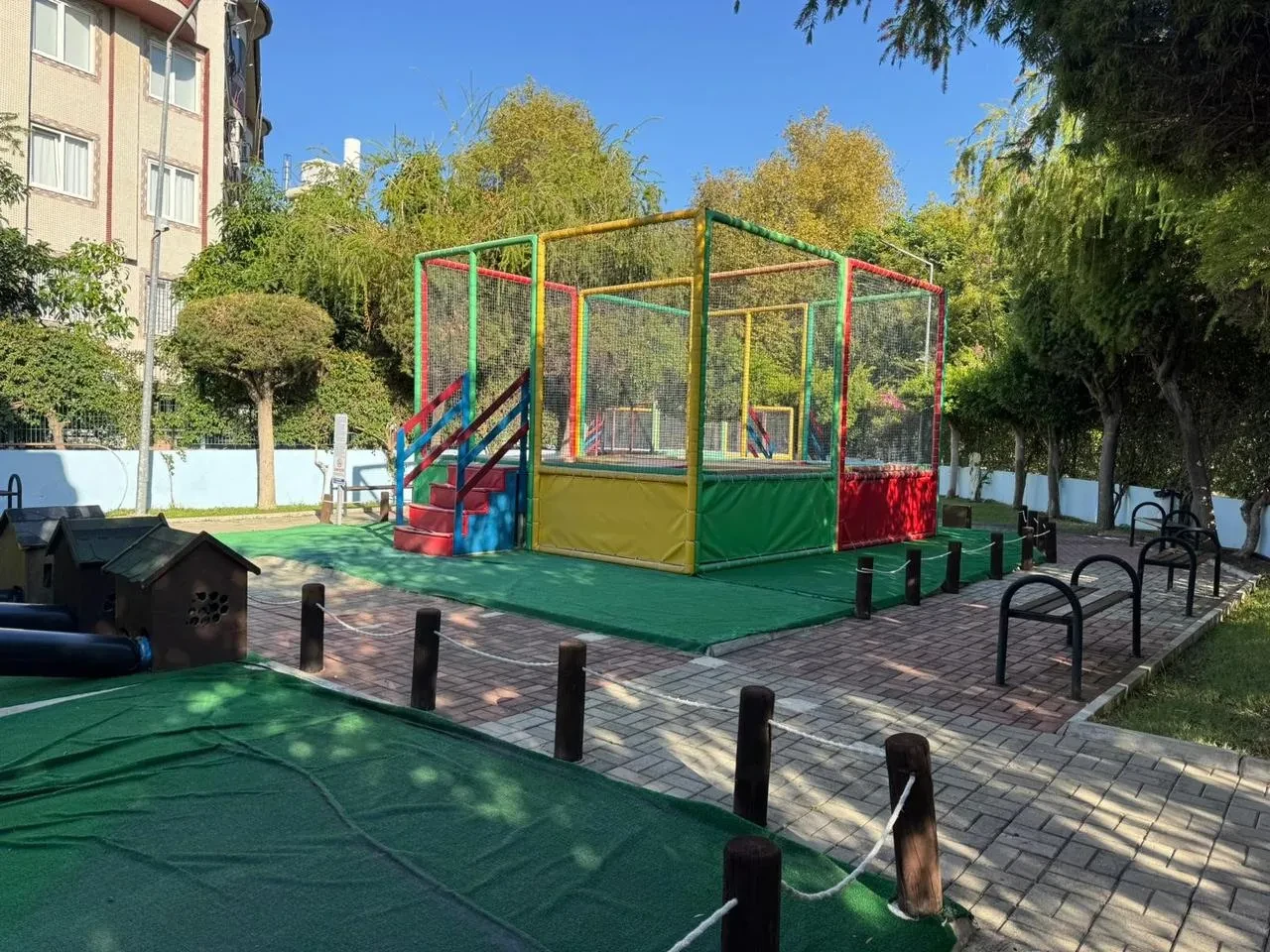 Alanya Belediyesi balon parkı yenileyerek hizmete açtı