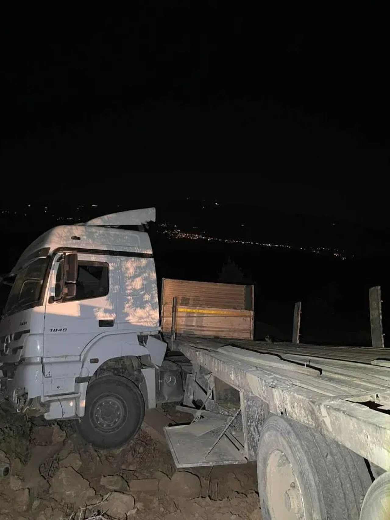 Şırnak’ta tır şarampole yuvarlandı Mehmet Pözüt hayatını kaybetti