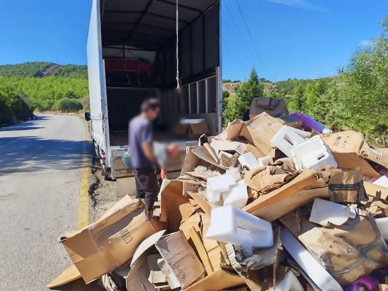 Bodrum'da çevreyi kirleten şahıslara zabıta ceza kesti