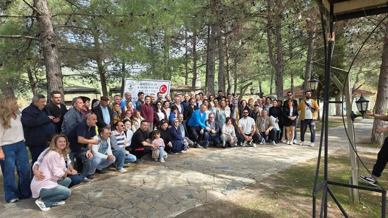 Konya Karamanlılar Dayanışma Derneği Muğla Şubesi üyeleri kahvaltıda bir araya geldi
