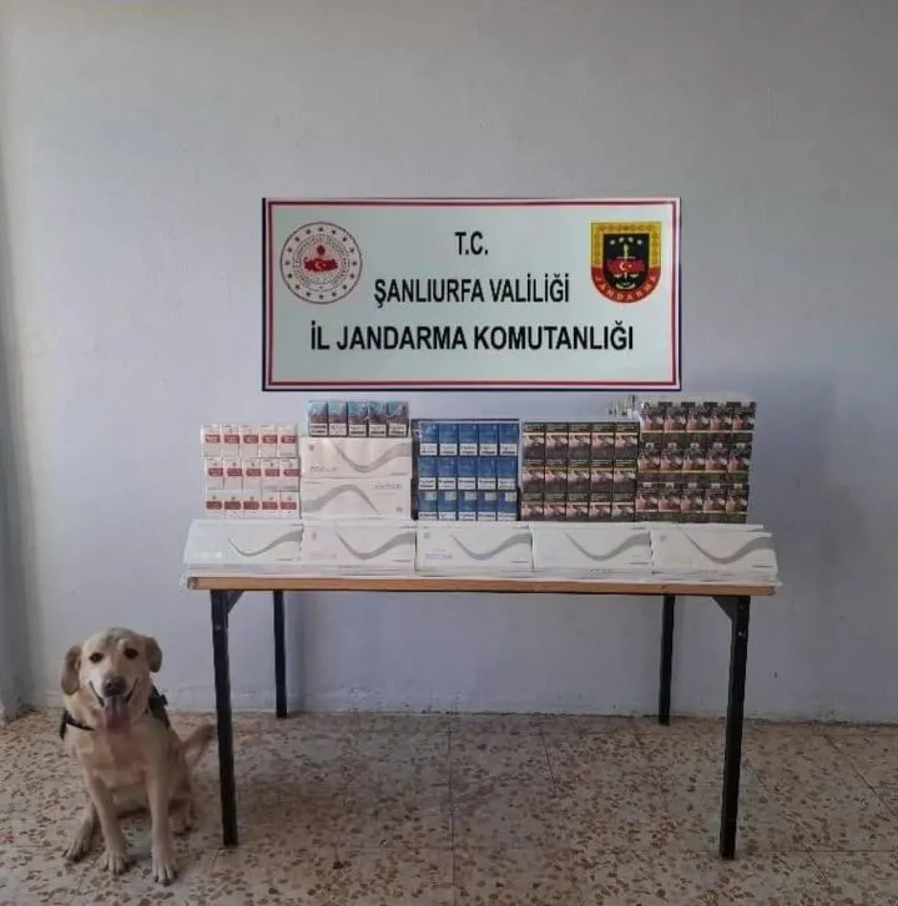 Şanlıurfa’da kaçakçılık operasyonunda binlerce ürün ele geçirildi