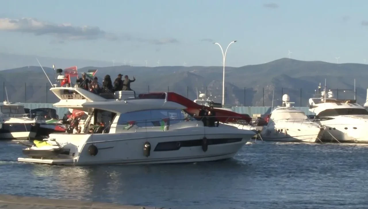 Bursa’da Filistin’e destek için Mudanya’ya tekneler açıldı