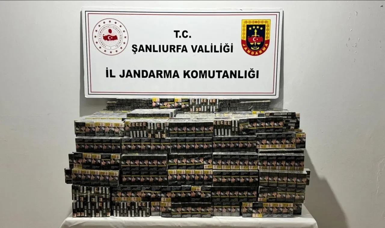 Şanlıurfa’da Jandarma Kaçak Sigara Operasyonu Gerçekleştirdi
