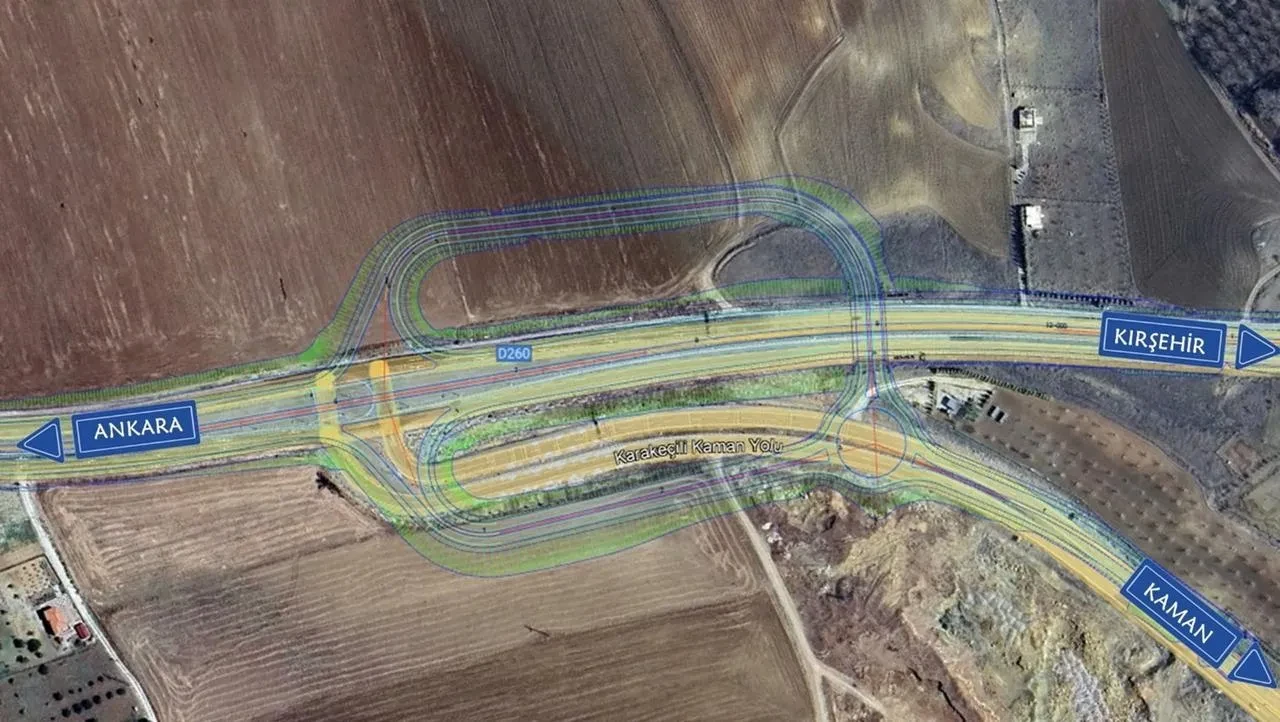 Kırşehir Kaman'a 2,7 milyar liralık karayolu yatırımı yapıldı