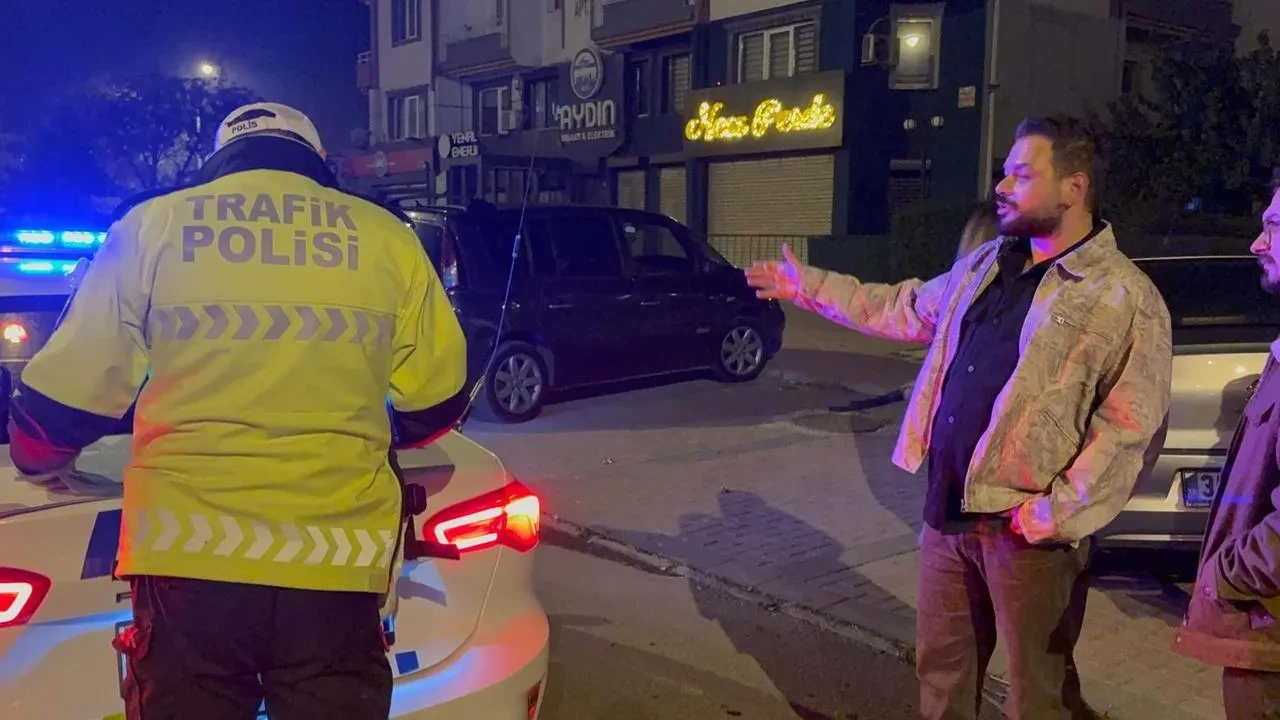 Alkollü sürücü kayseri'de polisi suçlarken ehliyeti iptal edildi