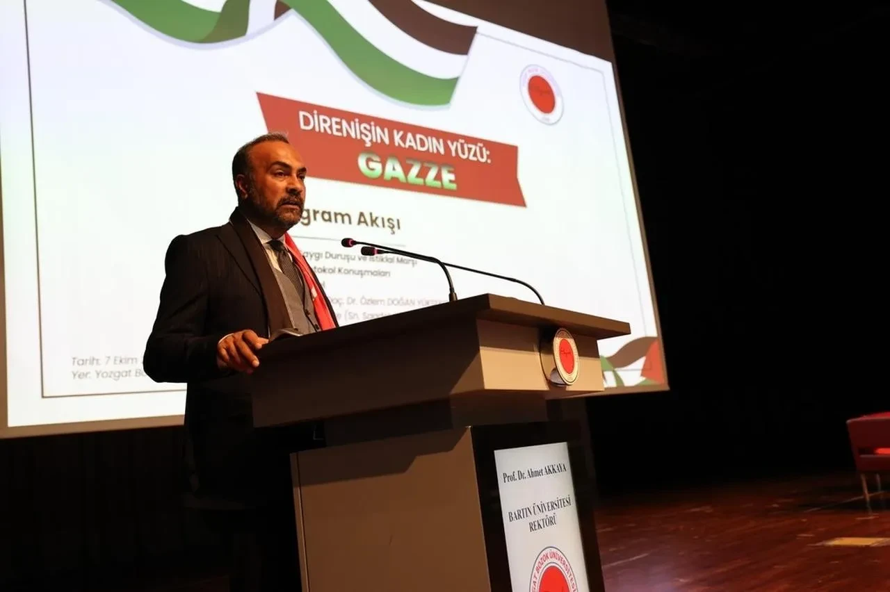 Bartın Üniversitesi ve Yozgat Bozok Üniversitesi Gazze'de kadın direnişini konuştu