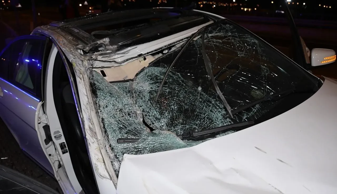 Aday sürücü Emirhan B. Aksaray'da tıra arkadan çarptı ehliyeti iptal edildi