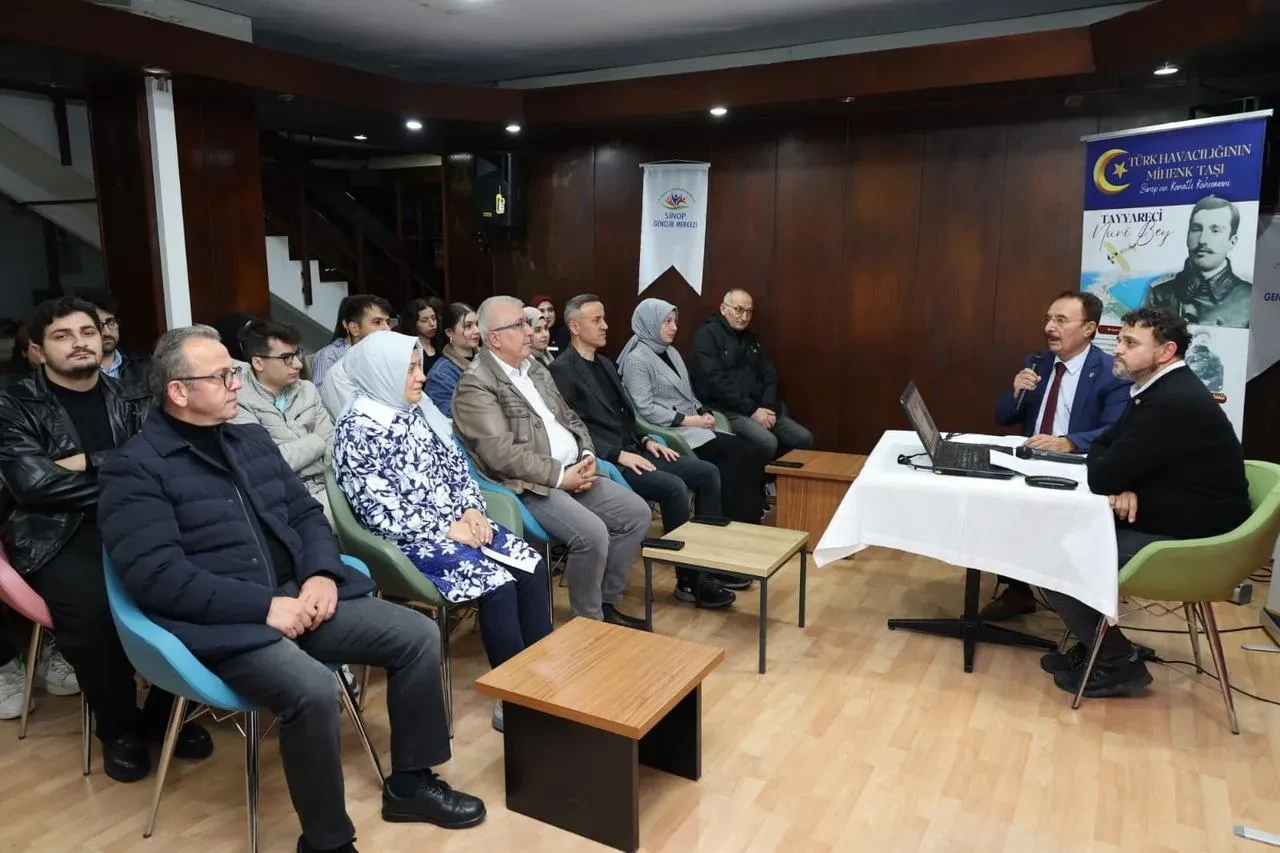 Türk havacılığının öncüsü Tayyareci Nuri Bey Sinop’ta anıldı