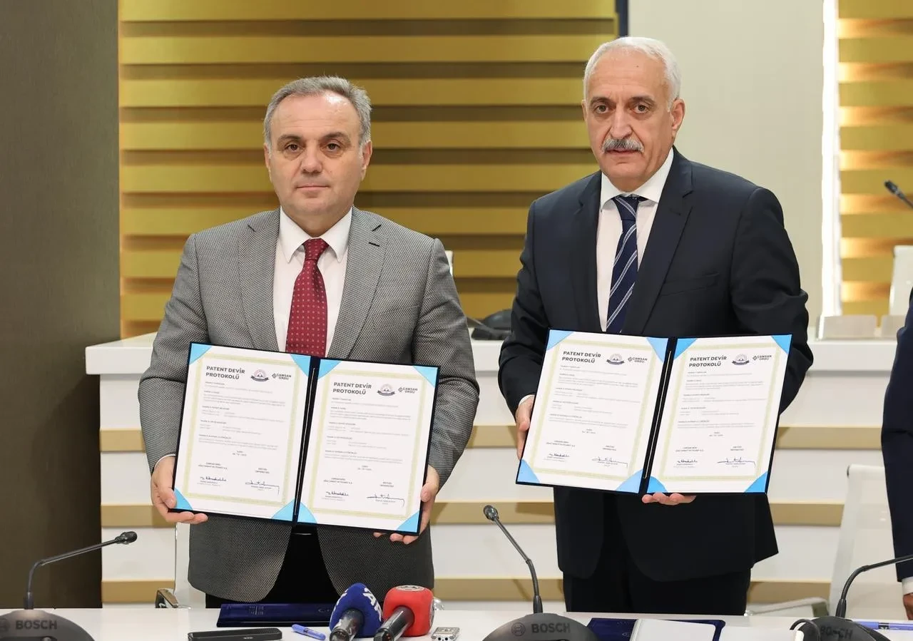 Erciyes Üniversitesi dört patentini Çamsan Ordu A.Ş.'ye devretti