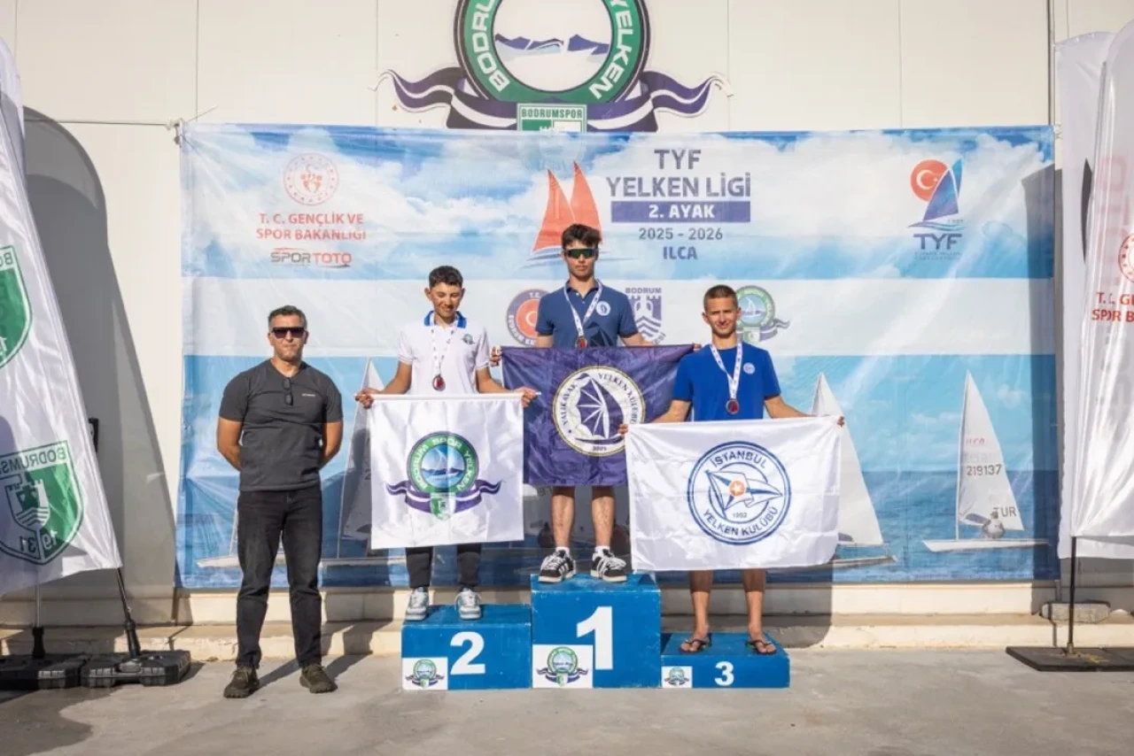 Bodrum'da TYF Yelken Ligi Ilca 2. ayak yıldızlar kupası ödül töreniyle sona erdi