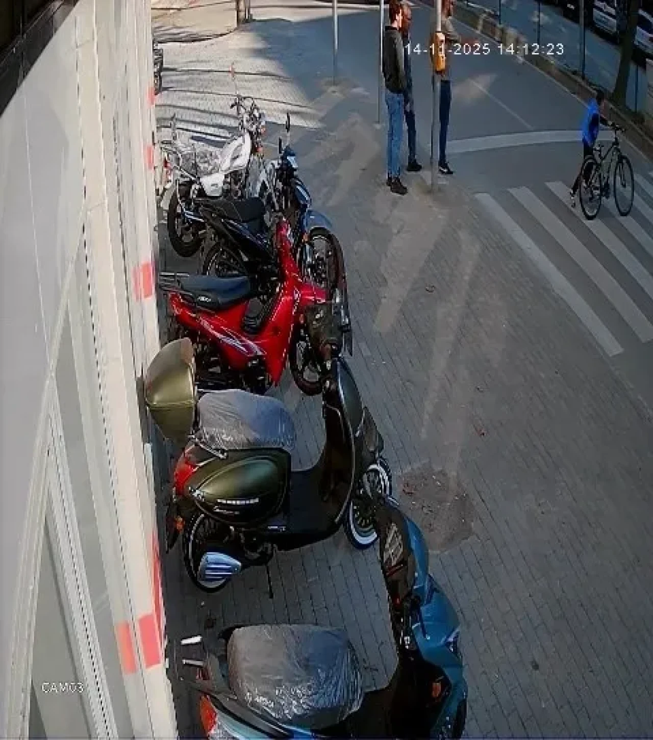 Mustafakemalpaşa’da polis aracının çarptığı Ömer’in kaza görüntüleri ortaya çıktı