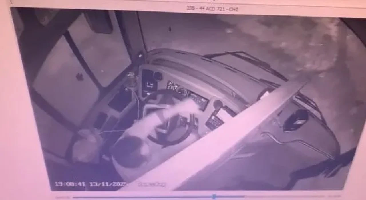 Malatya'da halk otobüsüne silahlı saldırı panik yaşattı