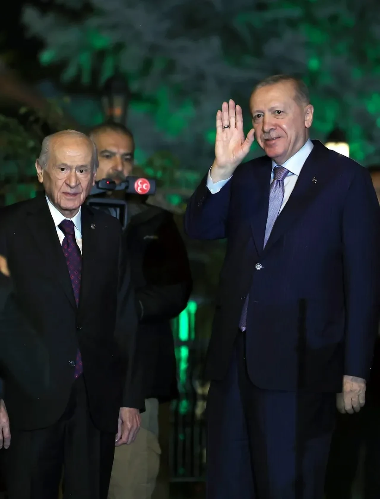 Cumhurbaşkanı Erdoğan MHP Genel Başkanı Bahçeli ile Beytepe'deki evinde görüştü