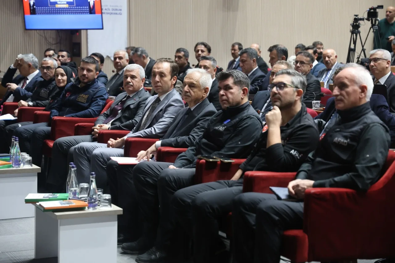 Konya'da afet risk azaltma planı değerlendirme toplantısı yapıldı