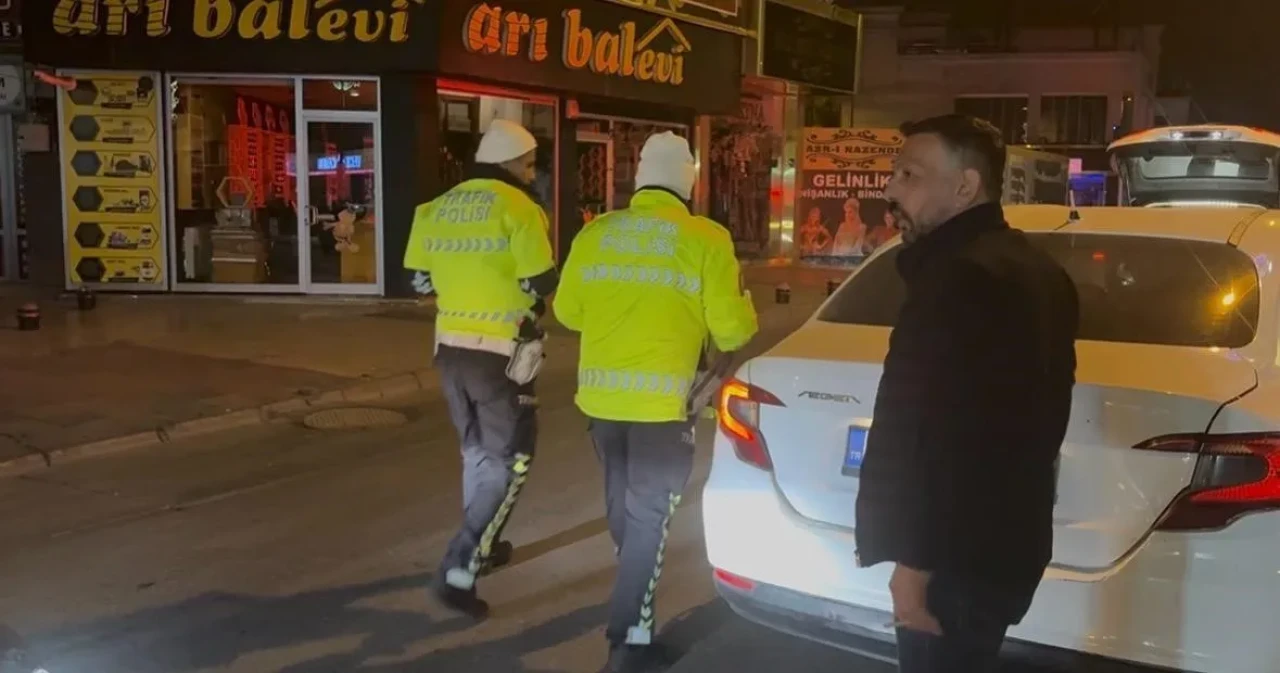 Kayseri'de alkollü sürücü 'dur' ihtarına uymayarak ikinci kez yakalandı ve ceza kesildi