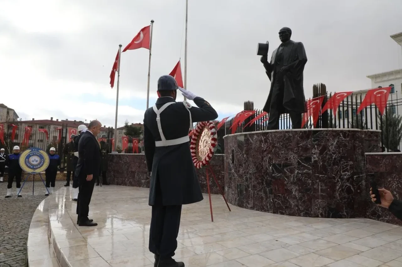 Elazığ'da Atatürk'ün gelişinin 88. yıl dönümü törenlerle kutlandı