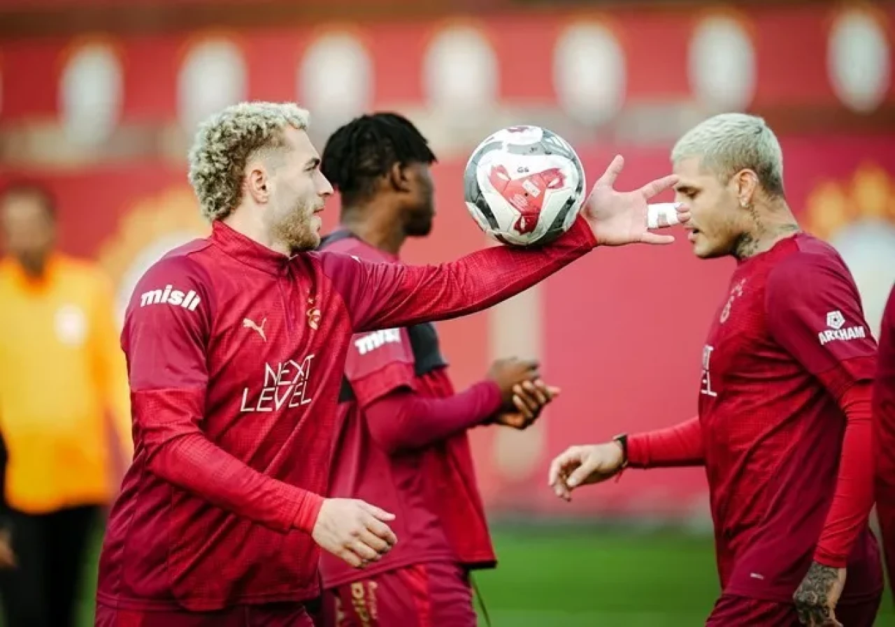 Galatasaray, Gençlerbirliği maçı hazırlıklarını antrenmanla sürdürüyor