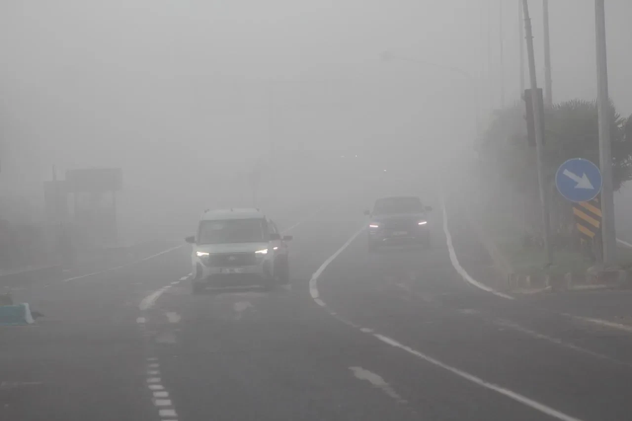 Tekirdağ'da yoğun sis trafiği olumsuz etkiledi