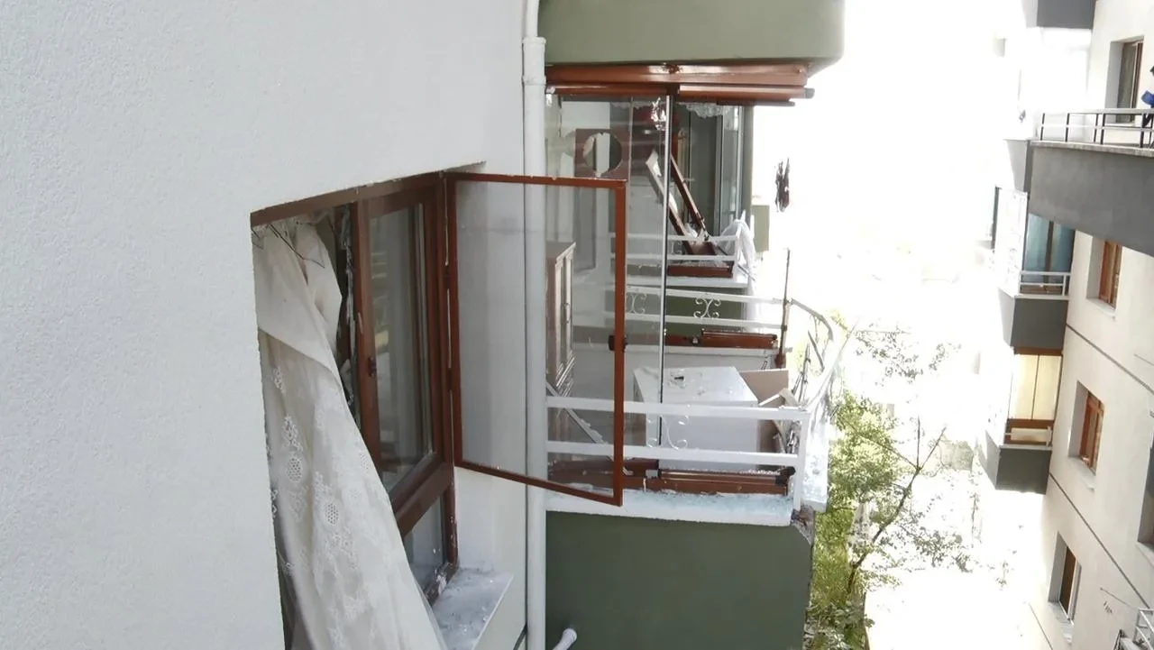 Ankara Mamak'ta doğal gaz patlamasında bir kişi yaralandı