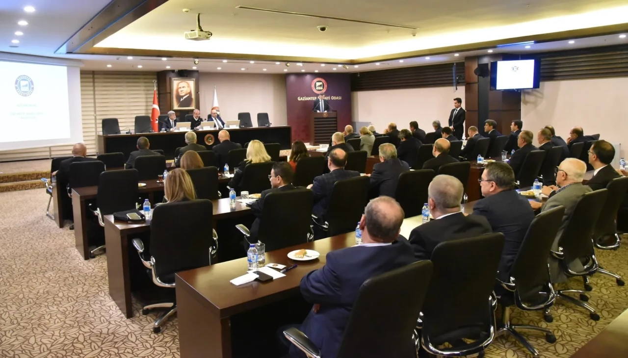 Gaziantep'te GSO meclis toplantısında ekonomi ve sanayi projeleri ele alındı